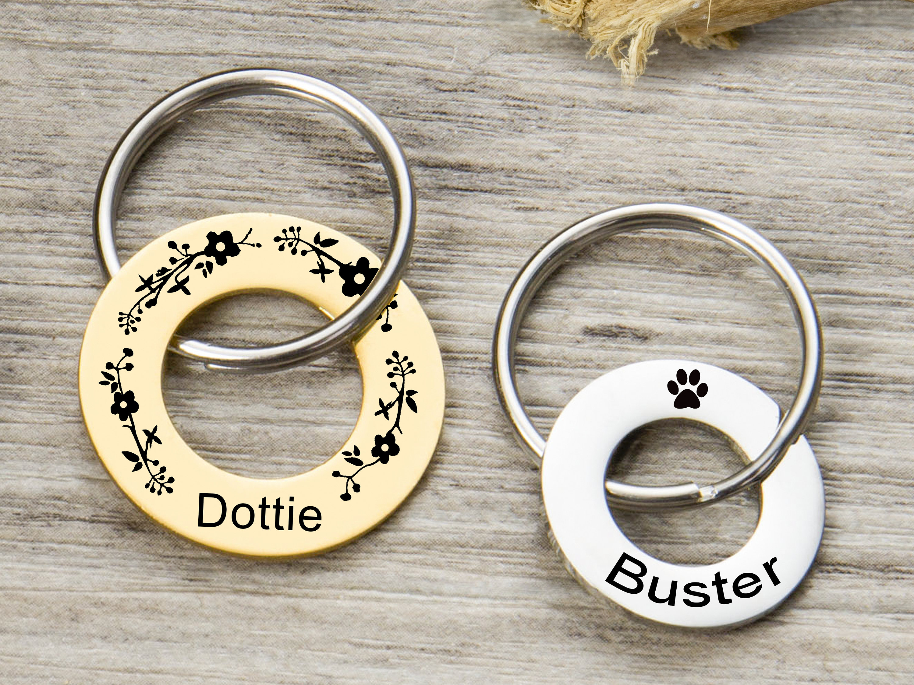 Pet dog tag dog ID Tag pet dog ID tagCustom puppy tag Etsy
