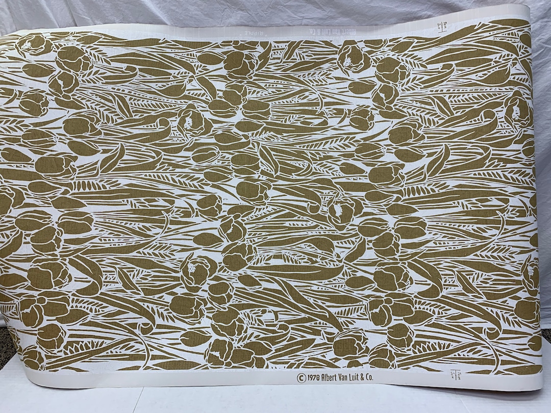 3 Vintage 1978 Albert Van Luit Wallpaper Rolls With Botanical Print - Etsy
