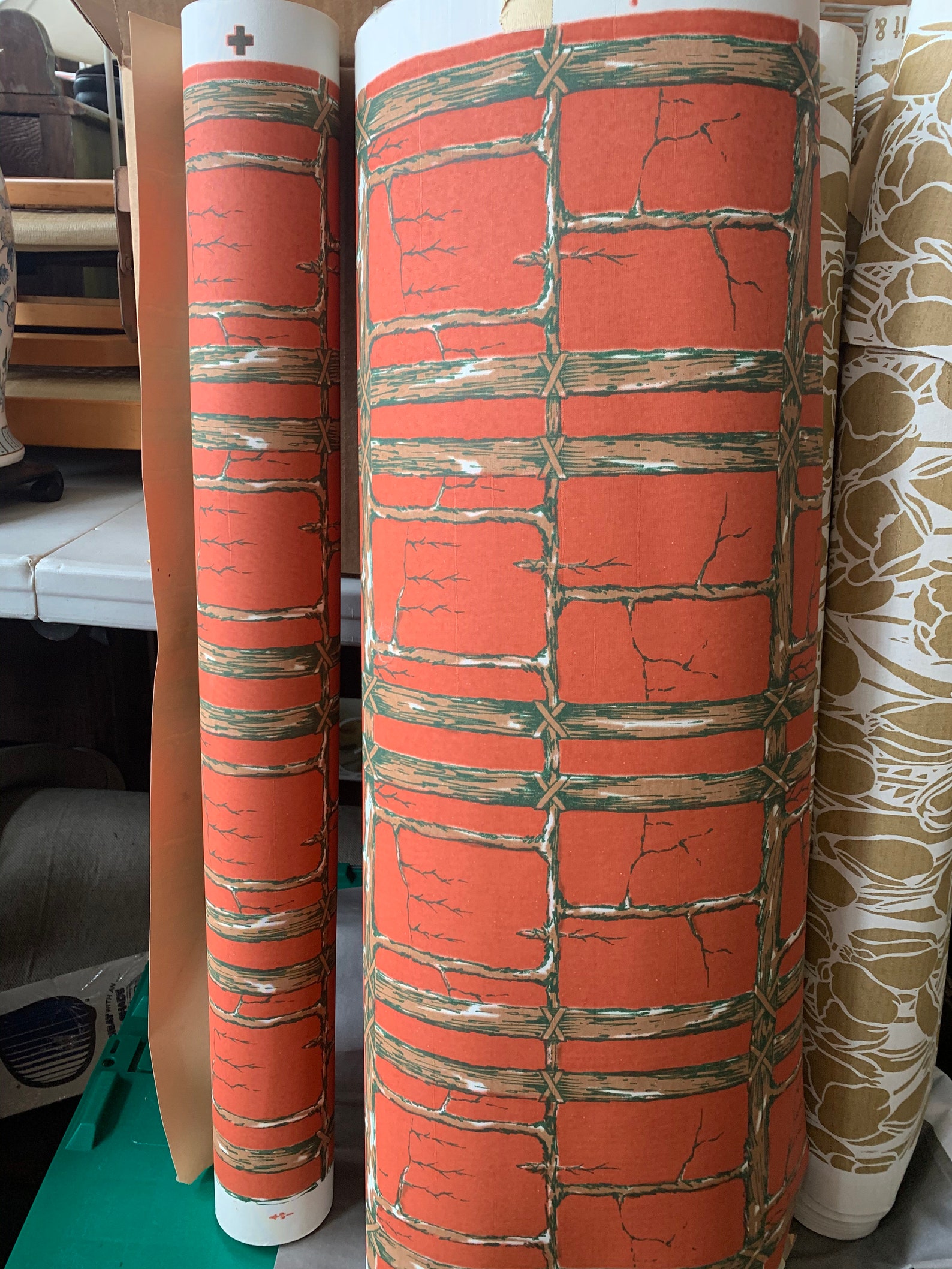 4 quatre vintage 1978 Albert Van Luit Wallpaper Rolls Etsy