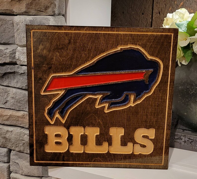 Custom Engraved Sports Team Logo Wood Signs Etsy Canada