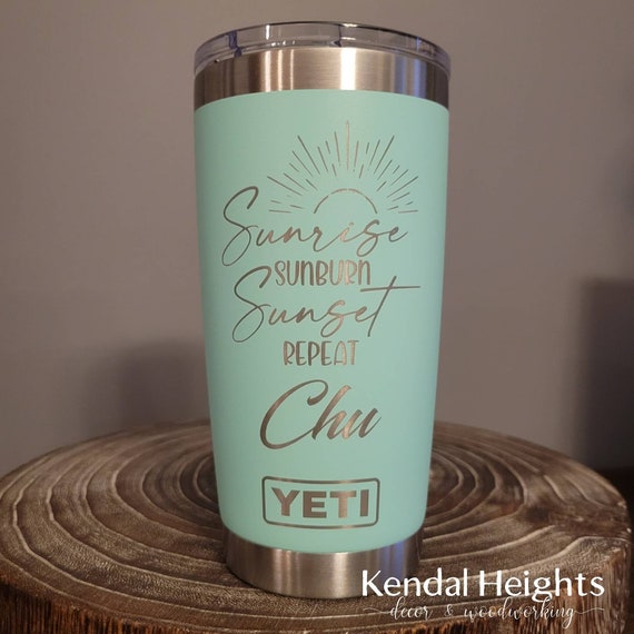 Travel, Sunset Sunrise, Mom, Yeti Tumbler, Yeti With Name Tumbler