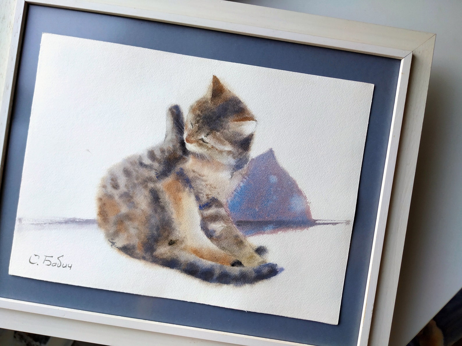Aquarell Katze Aquarell Original Katze Haustiere Tiere | Etsy