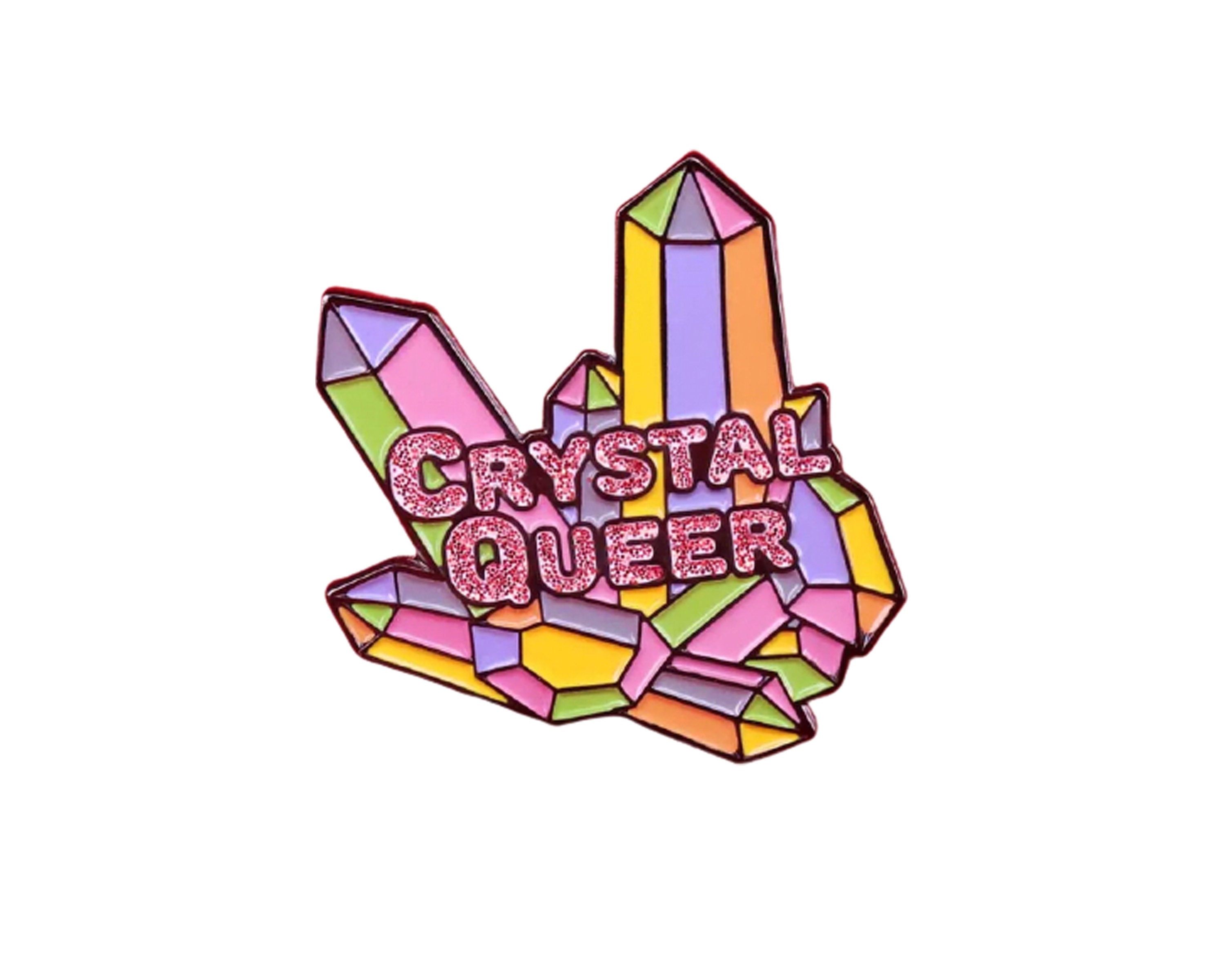 Crystal Queer Pin Etsy
