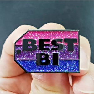 Best Bi Pin (Bisexual Flag Colors)