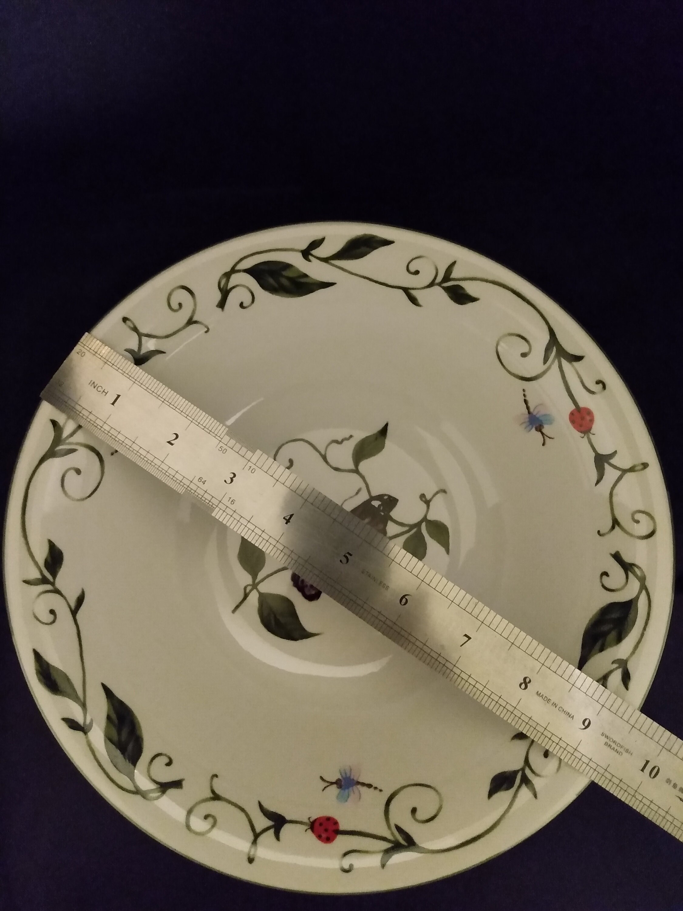 Tabletops Unlimited Butterfly Platter and Serving Bowl Etsy