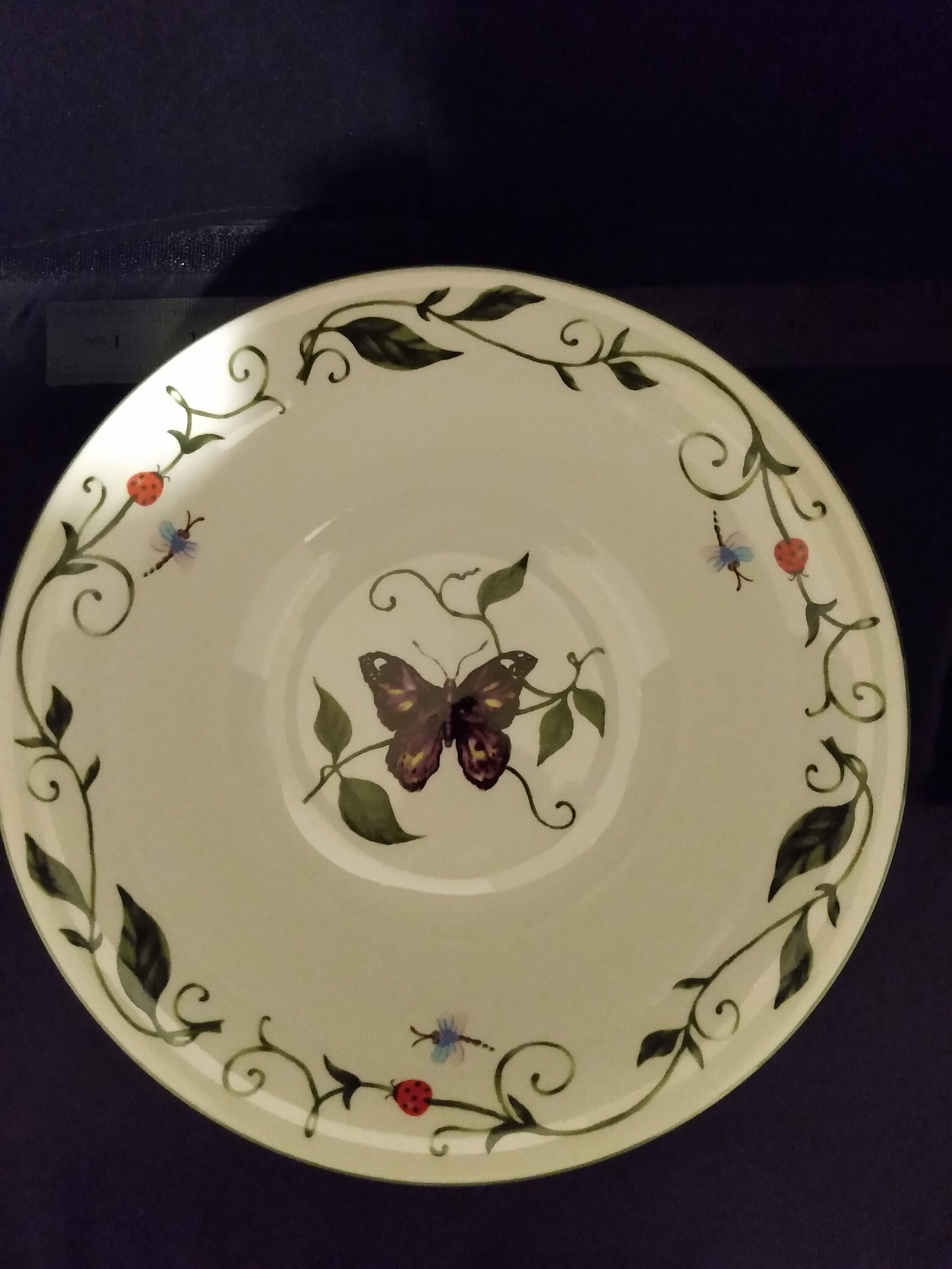 Tabletops Unlimited Butterfly Platter and Serving Bowl Etsy