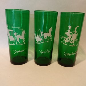Gay Nineties First Green Straight Shell Tumblers