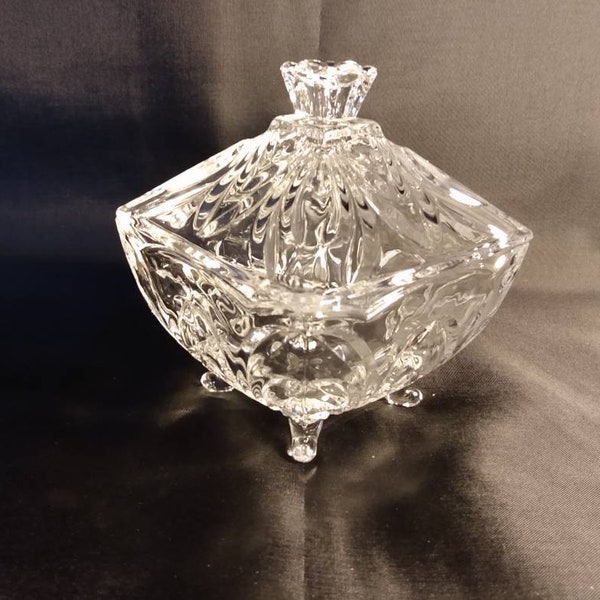 Godinger Shannon Crystal Serenade Covered Candy Dish