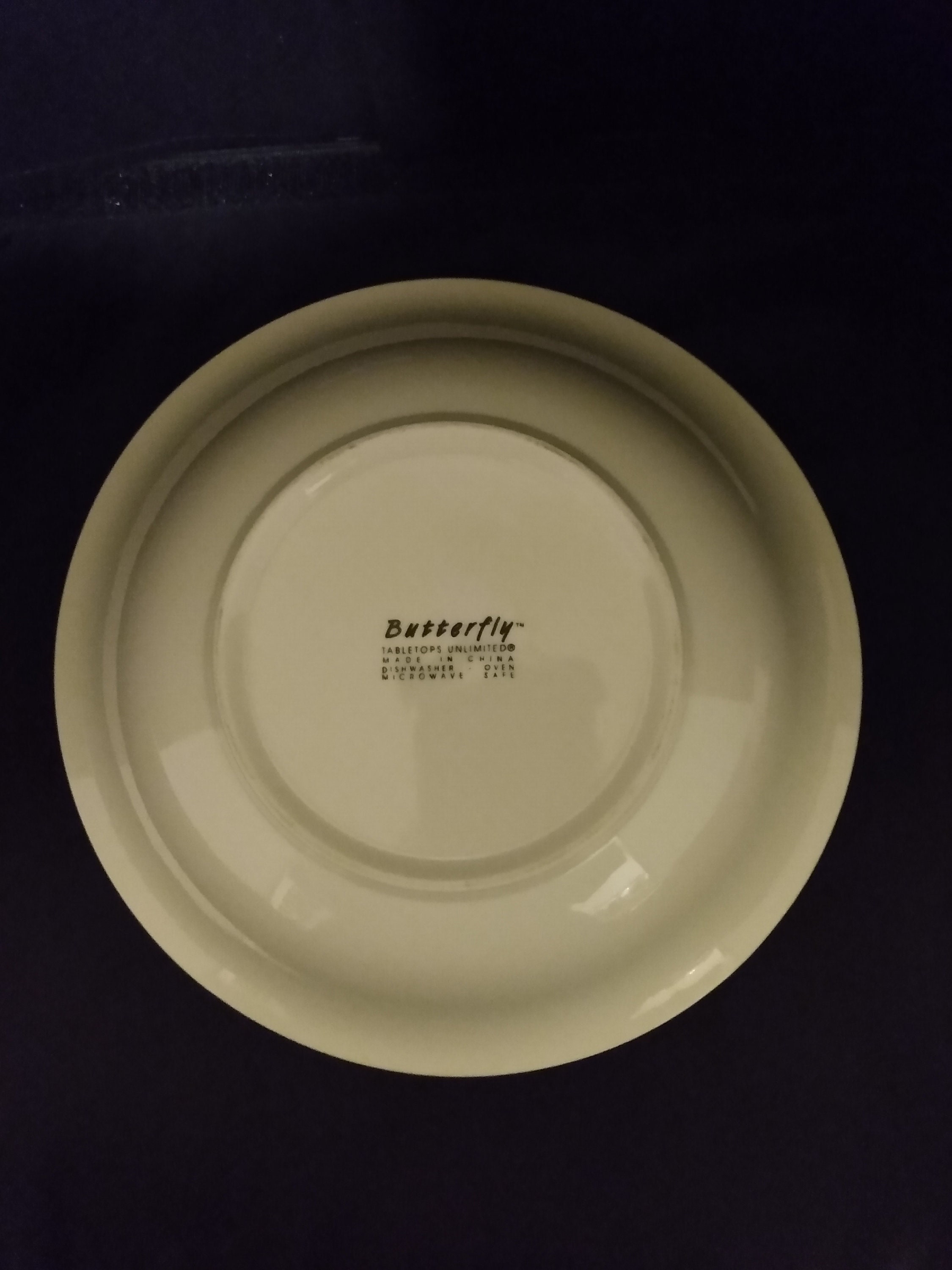 Tabletops Unlimited Butterfly Platter and Serving Bowl Etsy