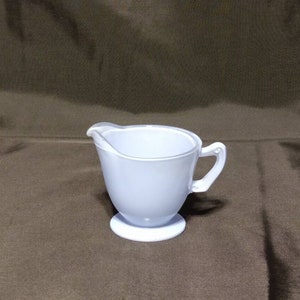 Anchor Hocking Blue Delphite Creamer
