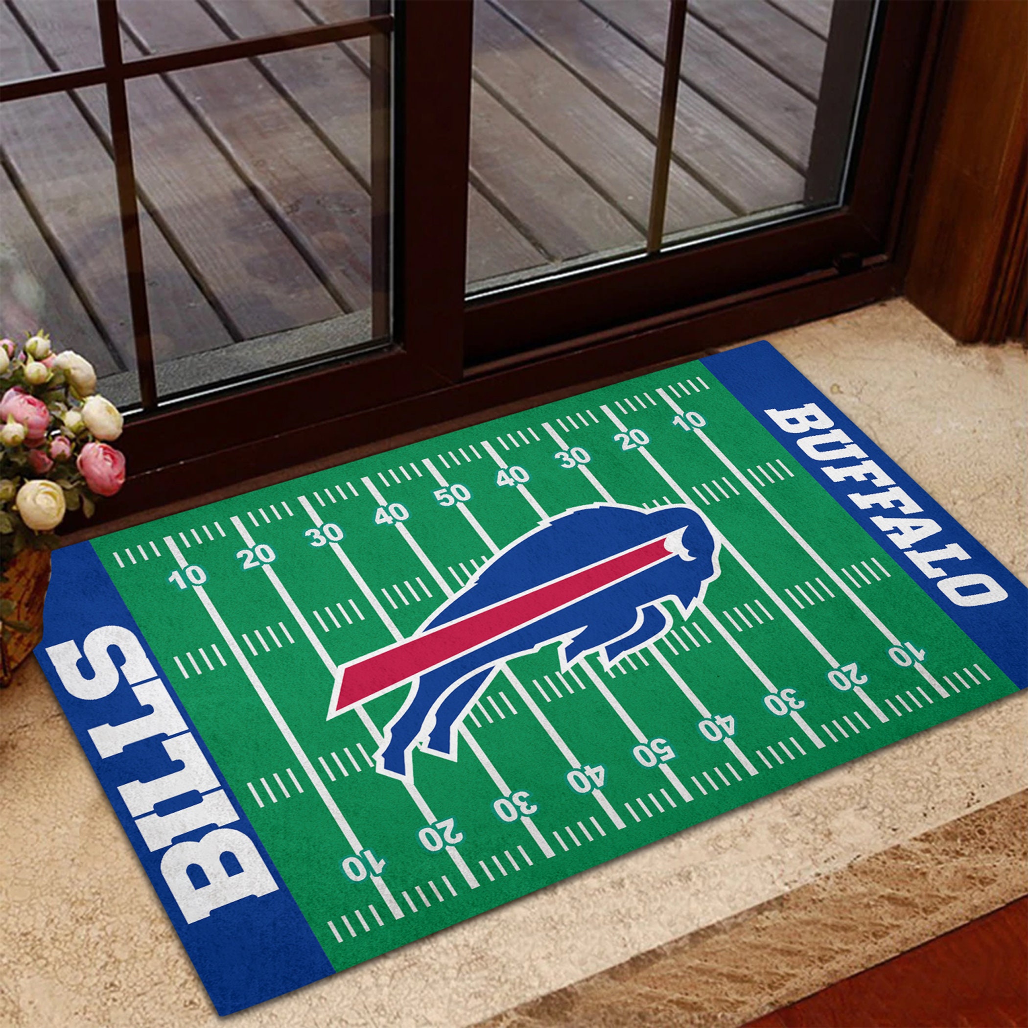 Buffalo Bills Doormat Buffalo Bills Mat Buffalo Etsy