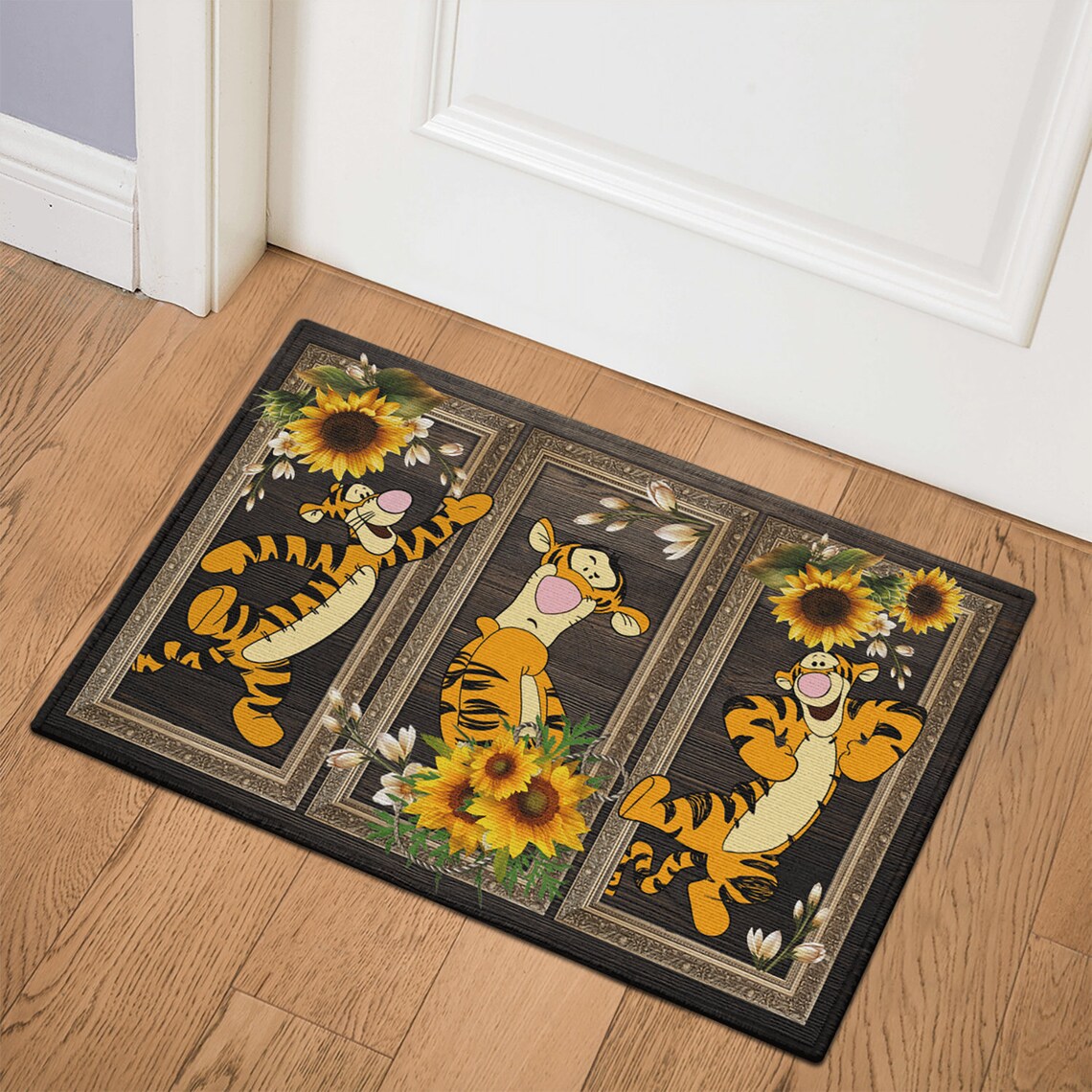Disney Winnie The Pooh Doormat Disney Pooh Tigger Bienvenido Etsy