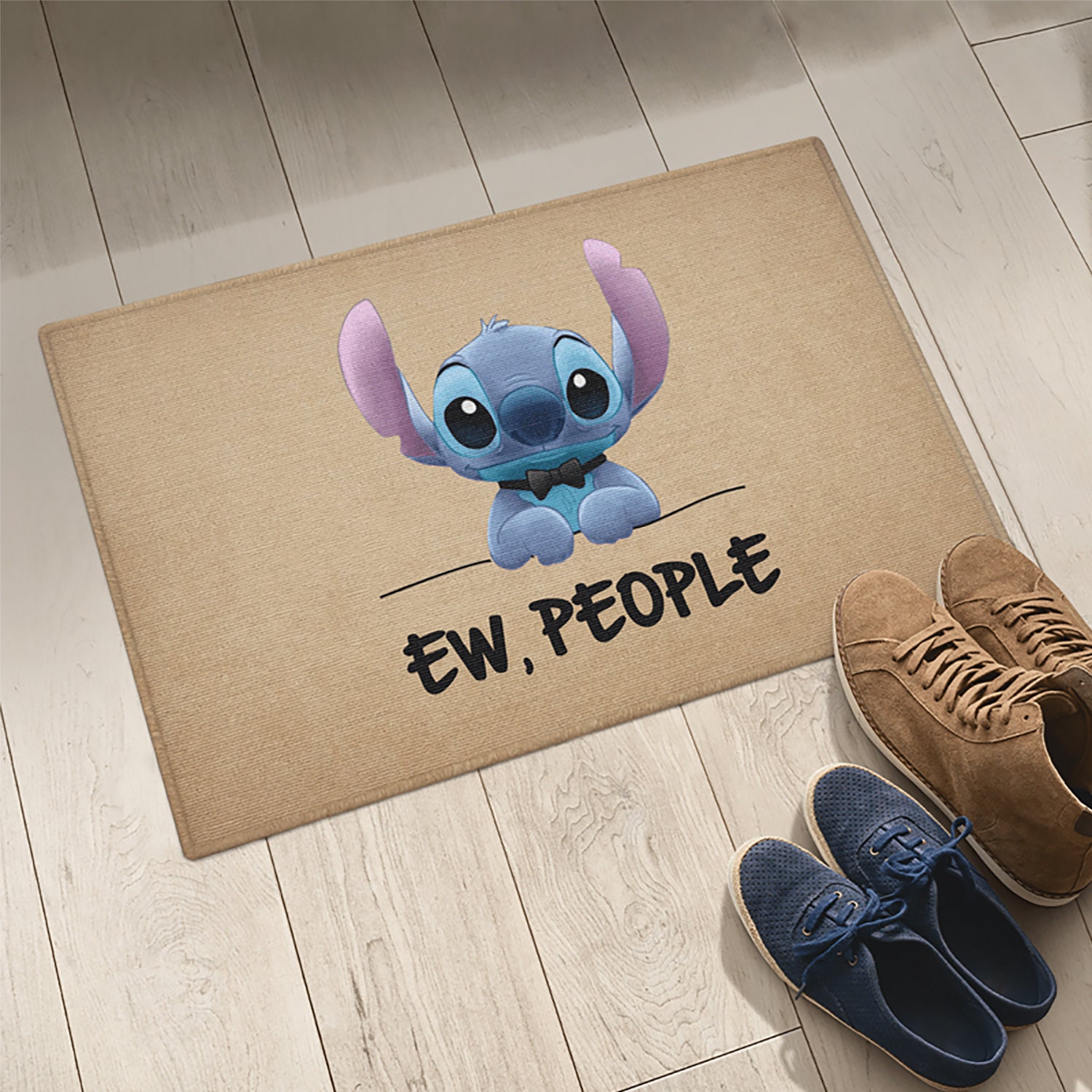 Disney Stitch Ew People Doormat Disney Stitch Mat Etsy