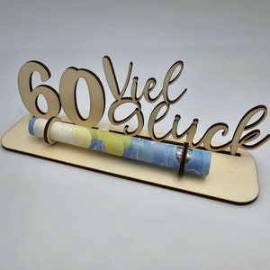 Originelles Geldgeschenk zum Geburtstag - mit dem Alter Personalisierbar - Geld Verschenken & Verpacken