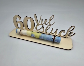 Original money gift for a birthday - personalizable with age - Gifting & Wrapping Money