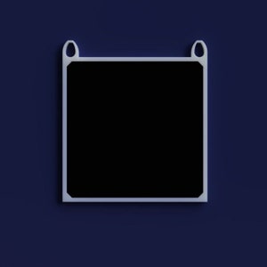 Magnetwandhalterung passend für Displate - zur Befestigung mit Nägeln/Haken