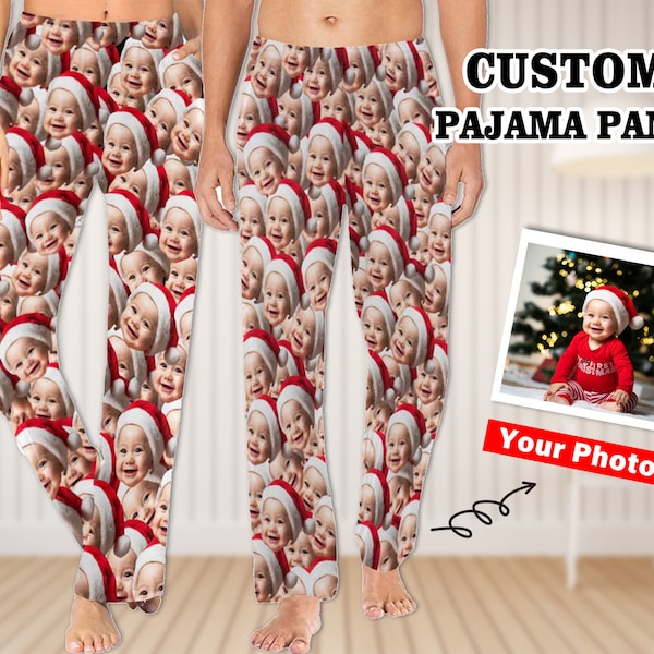 Pajama Pants With Dog Picture Etsy