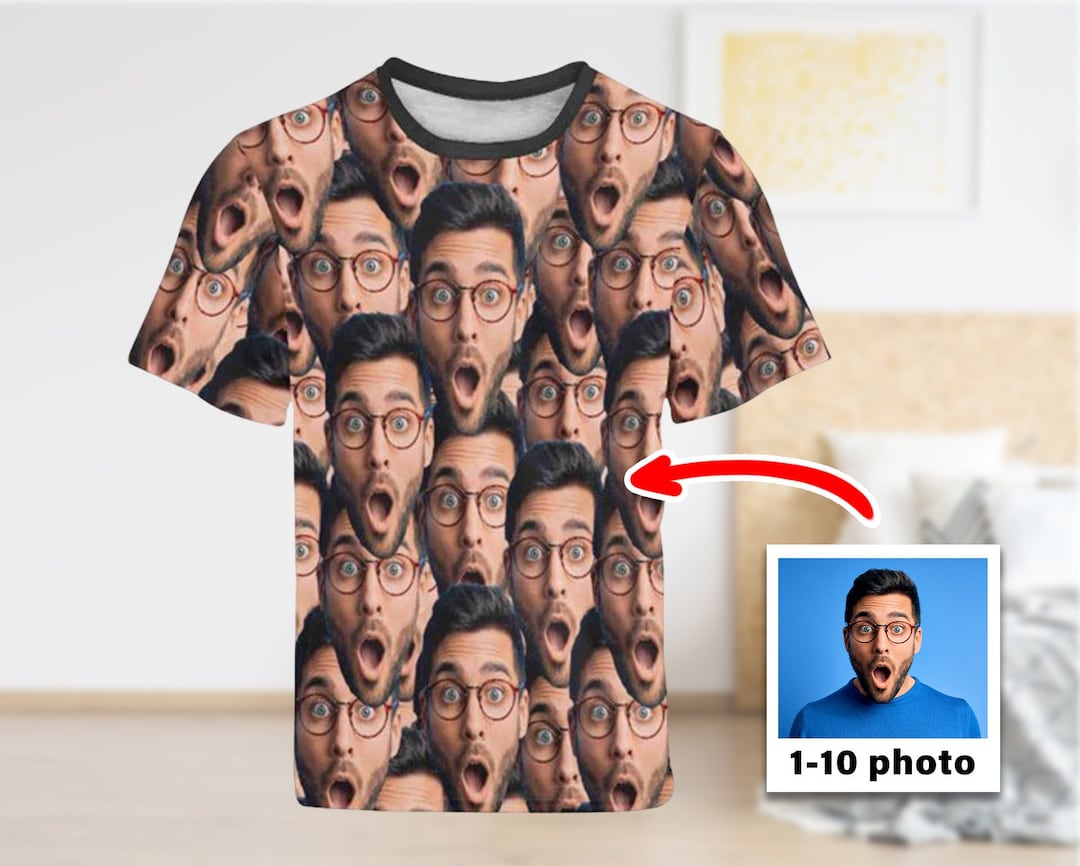 Custom Pajamas With Face, Funny Photo Pajams Set, Custom Bachelorette