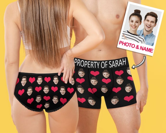 Personalized Couple Matching Underwear, Custom Face Boxers for Men, Couple  Panties for Women, Christmas Gift, Valentine's Day Gifts -  Denmark