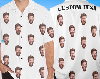 Custom Face Hawaiian Shirt: Personalized Photo Bachelor Party Shirt