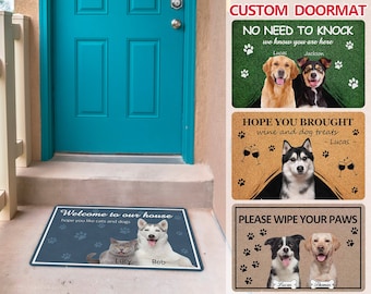 custom dog mats