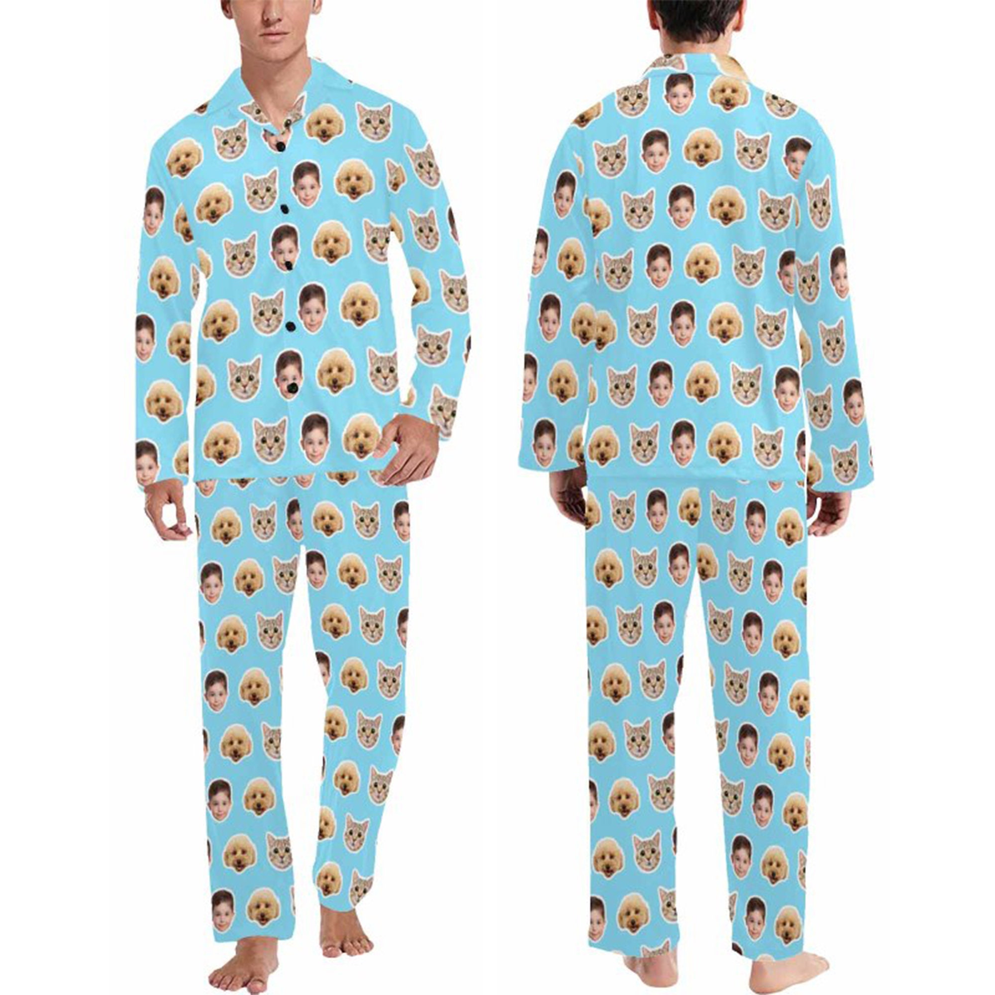 Custom Pajamas, Matching Pet Owner Pajamas Sets