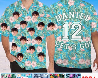 Custom Face Hawaiian Shirt, Photo Sports Jersey, World Cup 2026 Shirts, Sports Theme