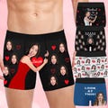 Personalized Men’s Boxers Briefs, Custom Underwear with Face for Men, Boxers With Face on It, Gag Gifts for Men, Valentines Gift