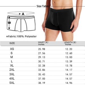 Personaliza Boxers con Cara, Ropa Interior de Hombre con Foto Personalizada, Regalo para Hombre, Regalos de Aniversario/Cumpleaños/Boda, Boxers Negro/Gris/Blanco/Azul imagen 6