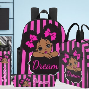 Sac à dos personnalisé pour tout-petits, sac d'école personnalisé pour les filles, cartable personnalisé, sac à lunch personnalisé, bouteille d'eau personnalisée pour les enfants