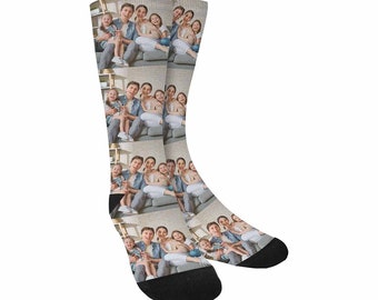 Custom Photo Socks: Personalized Family Picture Gift
