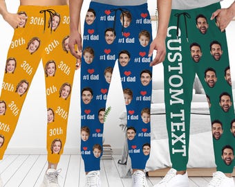 Benutzerdefinierte Foto-Jogginghose: Personalisierte Polyester-Jogger