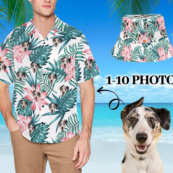 Hawaiian Print Bucket Hat Etsy