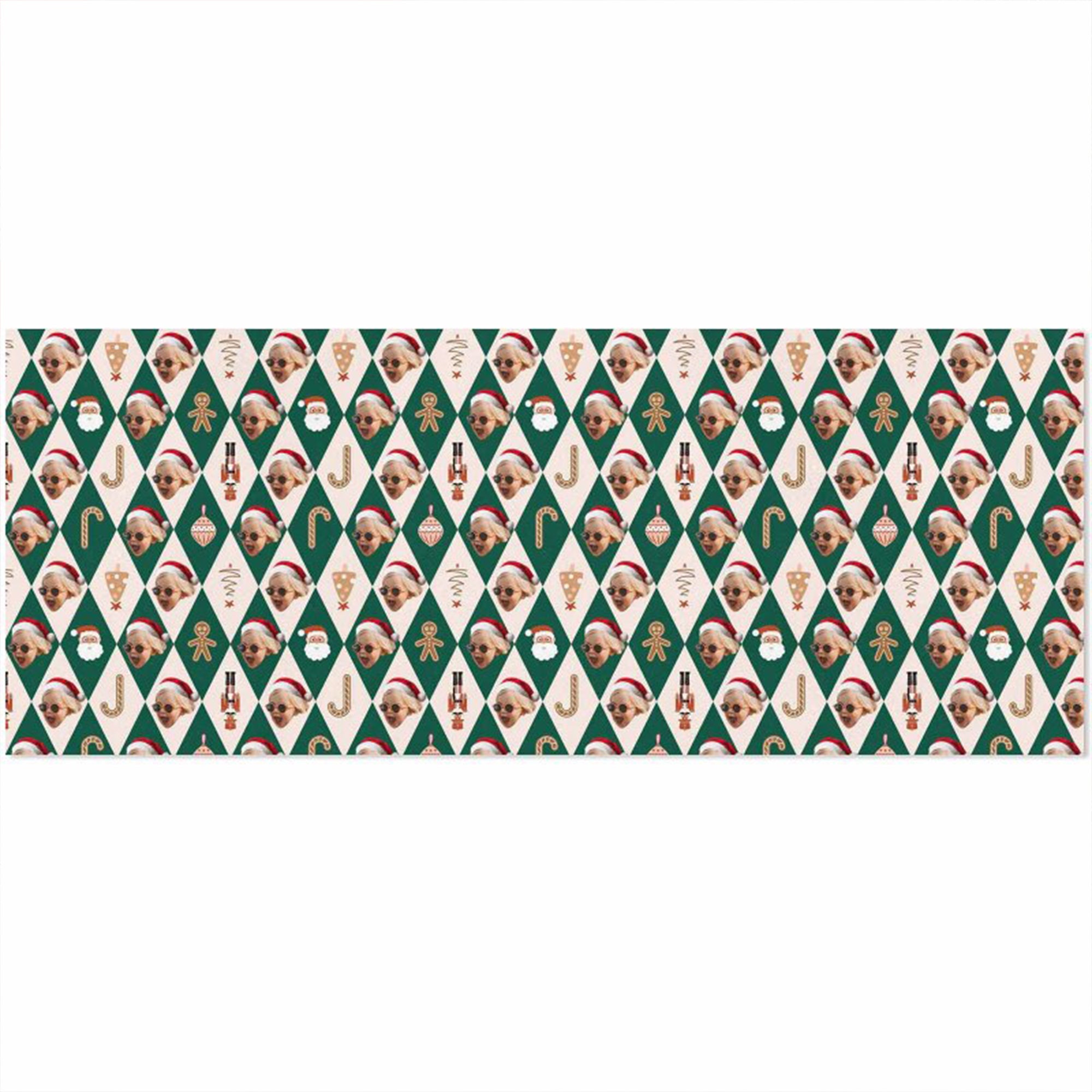 Christmas Wrapping Paper, Personalized Gift Paper, Custom Face Paper, Funny Gift Wrap, Xmas Gift Wrapping, Photo Wrapping Paper