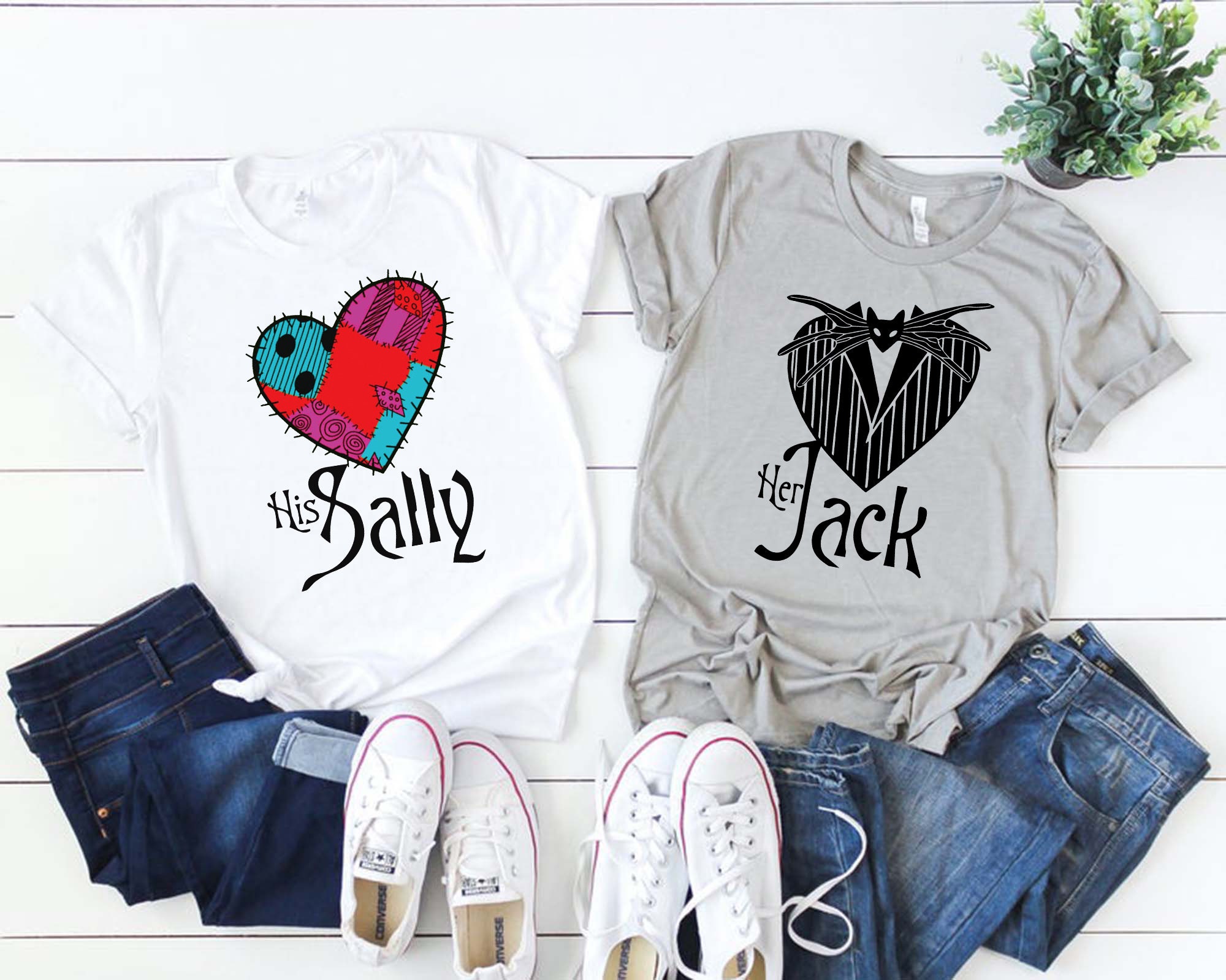 jack and sally matching shirts