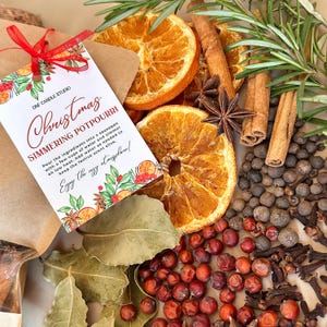 Christmas Morning Simmer Stovetop Potpourri | Holiday Simmer Pot Gift Bulk | Christmas Cozy Home Decoration | Protection Simmer Pot Kit