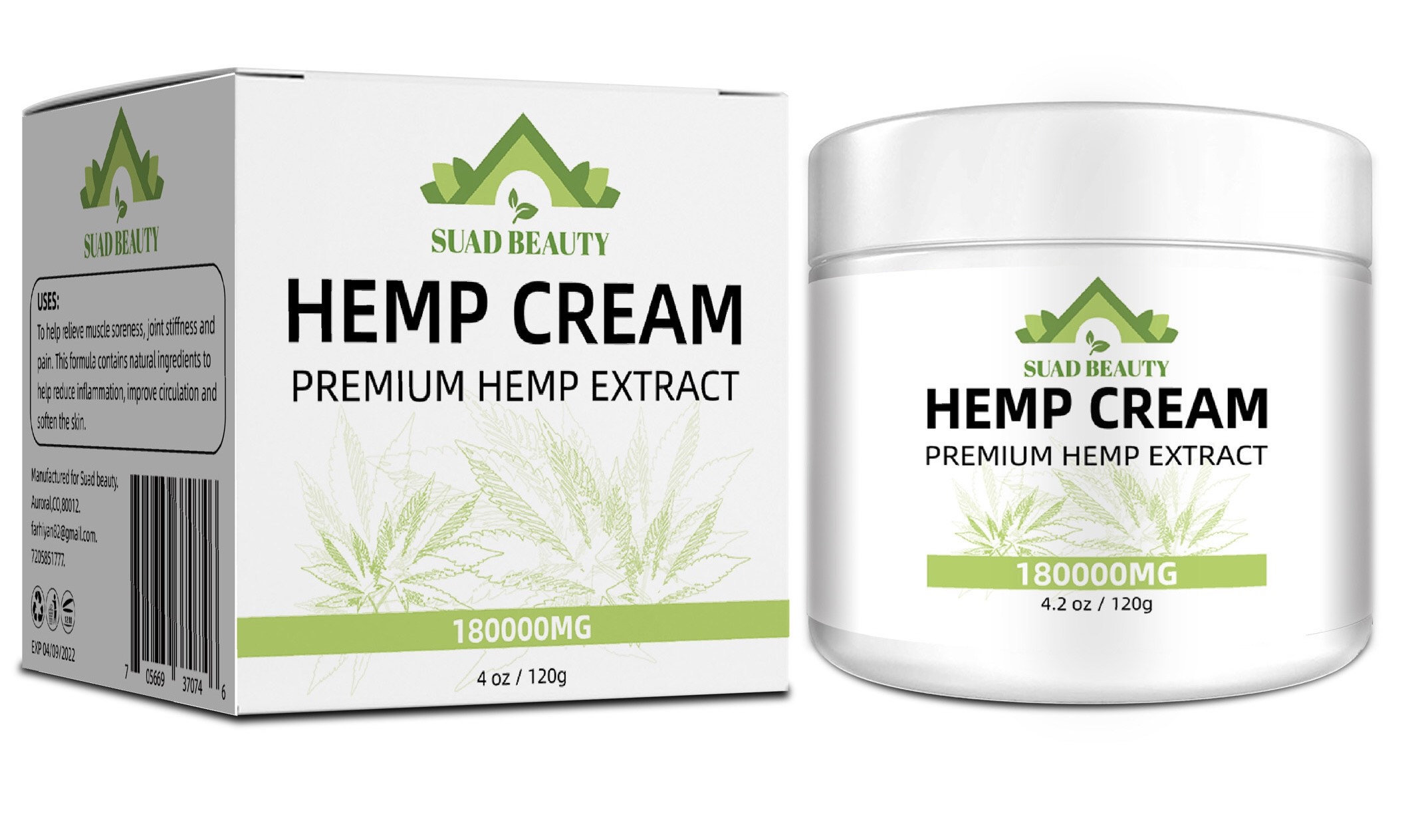Hemp Cream 180000 mg Maximum Strength Fast Pain Relief Etsy