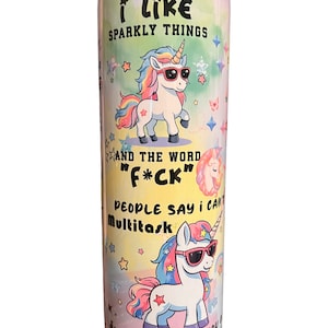 Unicorn 20 oz tumbler