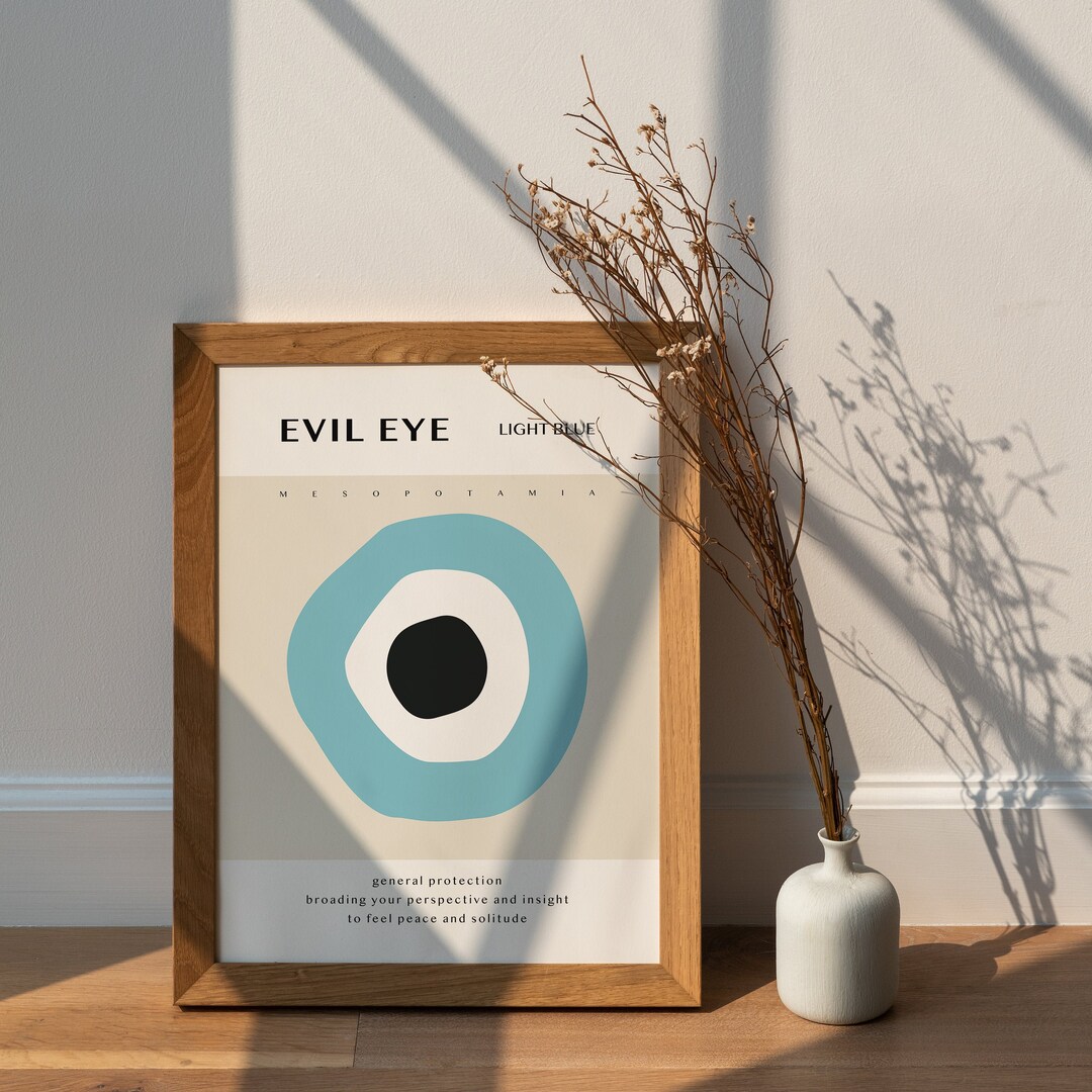 Trendy Wall Art EVIL EYE SERIES Bedeutungsvoller und inspirierender
