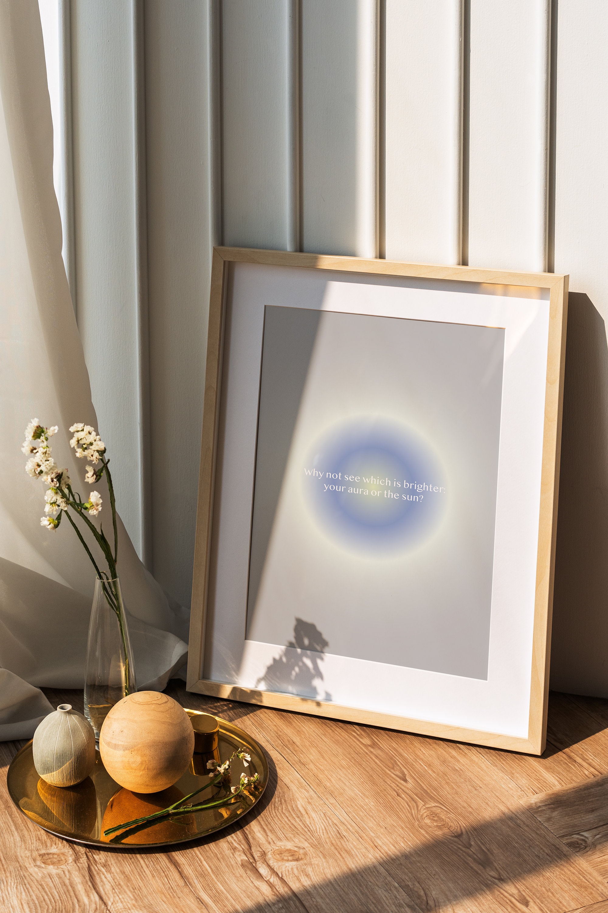 What is Brighter? Aura Wall Art Print *AURA ENERGY SERIES*, Colorful Digital Gallery Art Download Print  ~The Erica Aura ~