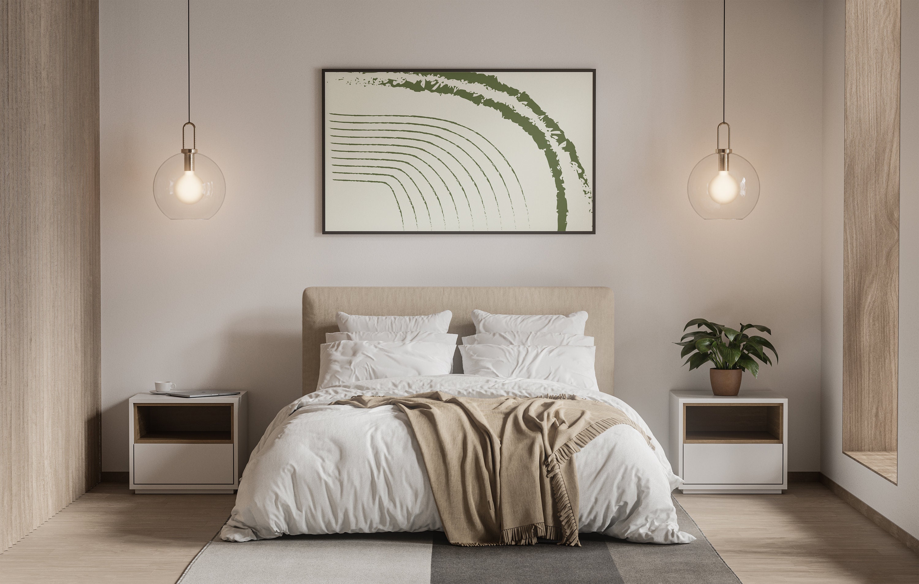 Contemporary Modern Neutral Art Wall Print Set of 9 Abstract | Etsy