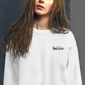 Brooklyn NYC Sweatshirt Brooklyn New York Crew Neck BK Sweatshirt Brooklyn Sweater New York Crewneck Unisex Sweatshirt