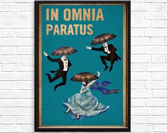 In Omnia Paratus Poster Etsy In Omnia Paratus Poster Etsy