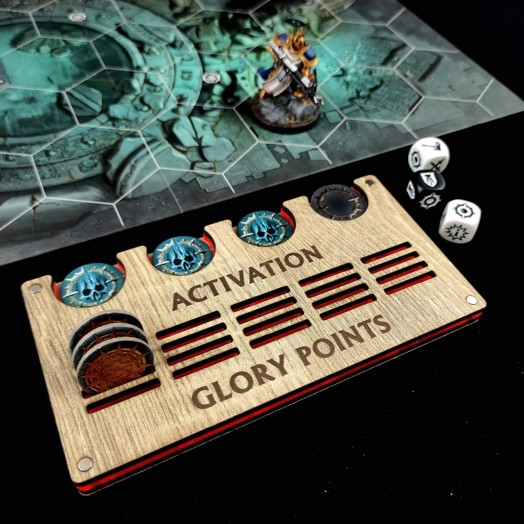 Activation & Glory Point Counter for Warhammer Underworlds Etsy