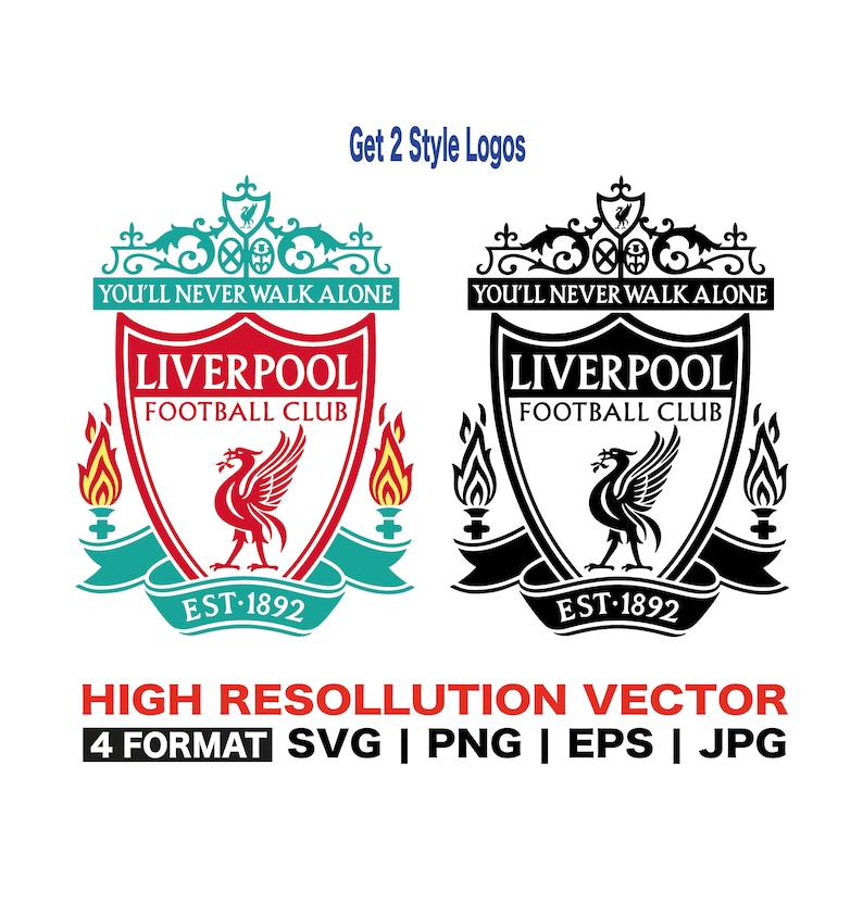 Liverpool FC Logo SVG EPS Png Jpg Instant Download | Etsy