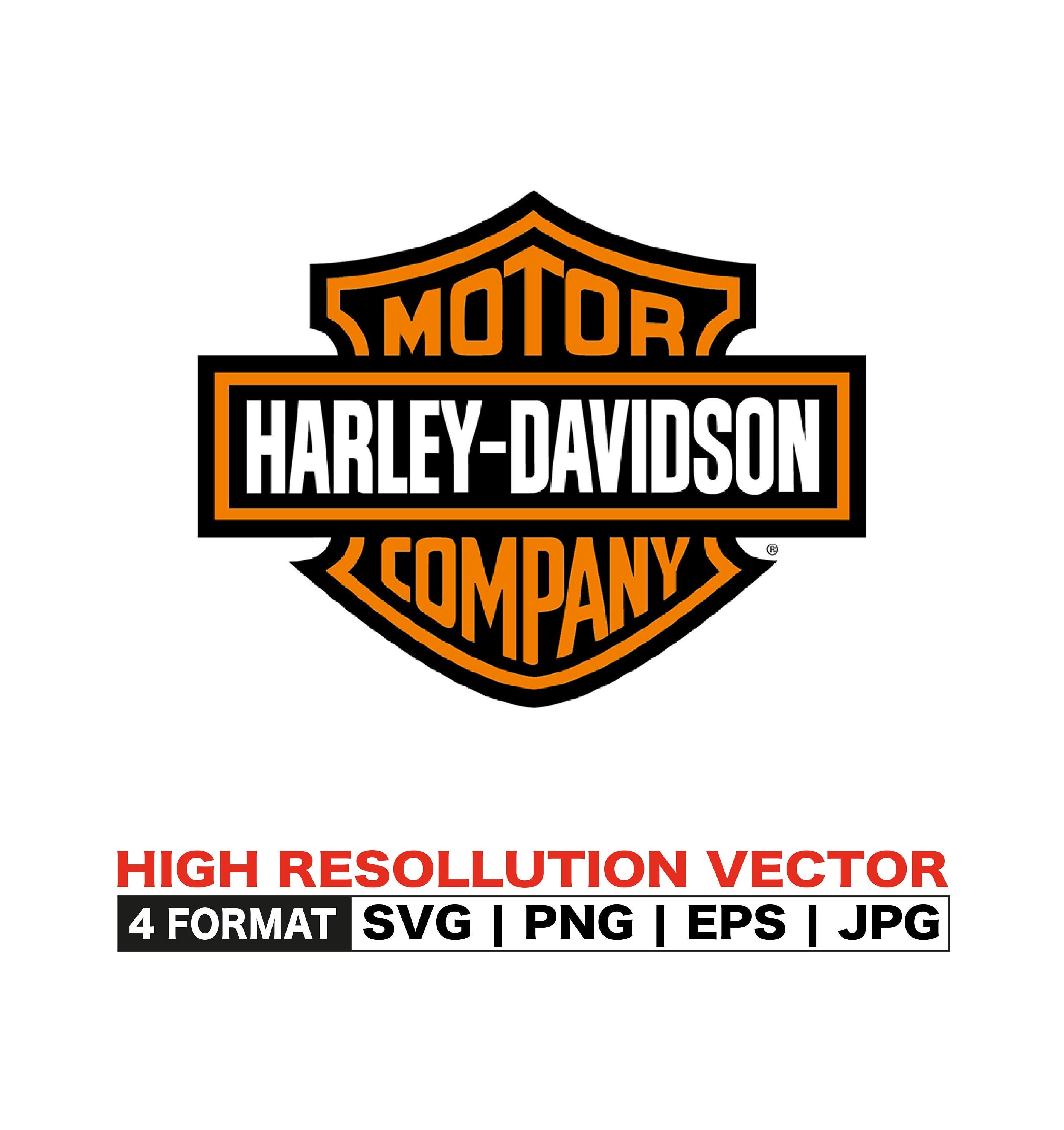 Harley Davidson Logo SVG EPS PNG Jpg Instant Download | Etsy
