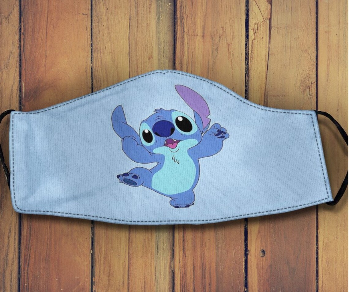 Stitch Face Mask Stitch Cute Face Masks Stitch Lilo Disney Etsy