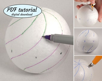 Swirl Pattern Drawing and Cutting Tutorial for Kimekomi Ornaments