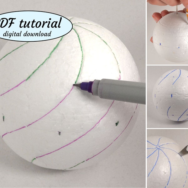 Swirl Pattern Drawing and Cutting Tutorial for Kimekomi Ornaments