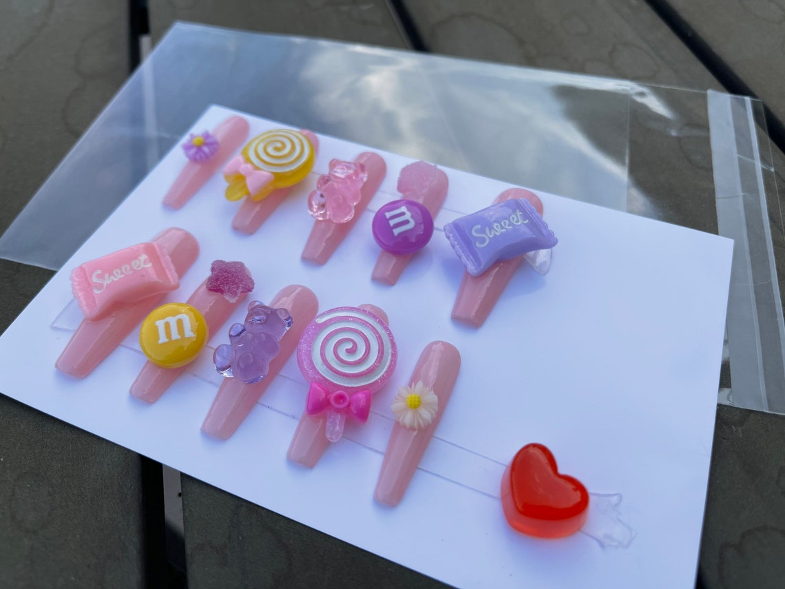 Candy Nails | Etsy